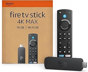 Amazon Fire TV Stick 4K Max, unterstützt Streaming über Wi-Fi 6E, Ambient-TV