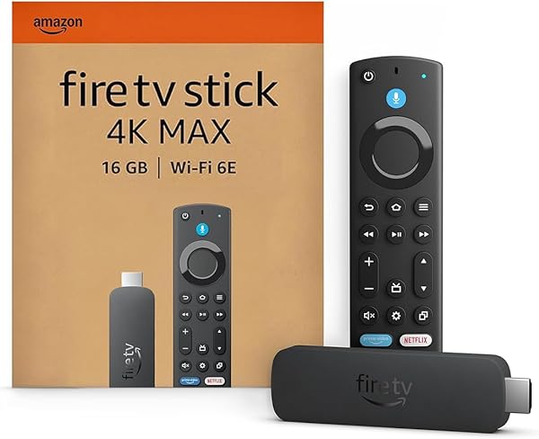Amazon Fire TV Stick 4K Max, unterstützt Streaming über Wi-Fi 6E, Ambient-TV