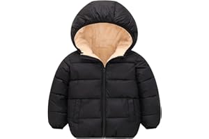BFUSTYLE Toddler Winter Coats Hooded Infants Fleece Jacket Thickened Jacket for Baby Girls Boys 1-5T