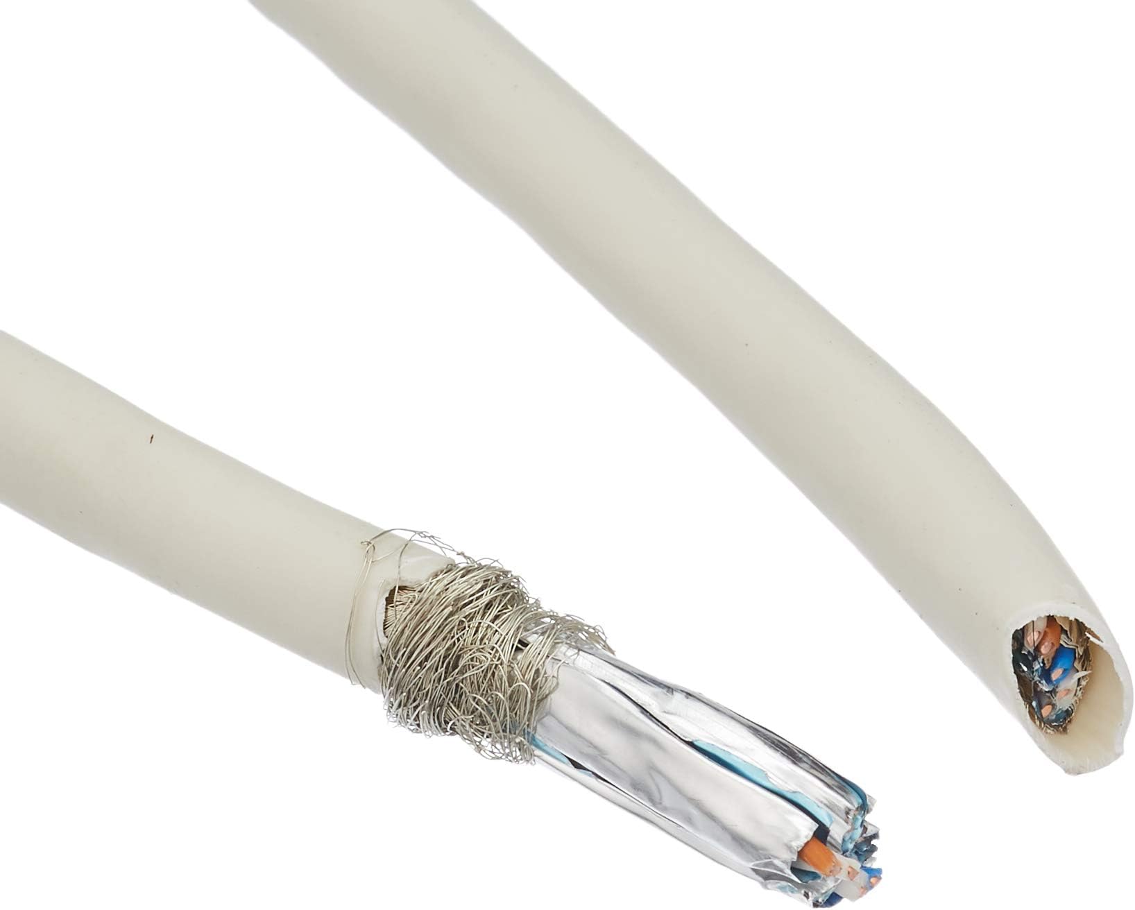 Draka UCHOME SS26 S/FTP PiMF Cat 7 Installation Cable, White, 100m, Shielded Network Cable for Home Use/Home Office