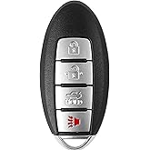 4 Buttons Keyless Entry Remote Key Fob Compatible with Nissan Altima 2016-2017/Nissan Maxima 2016-2017 (FCC ID: KR5S180144014 7812D-S180204)