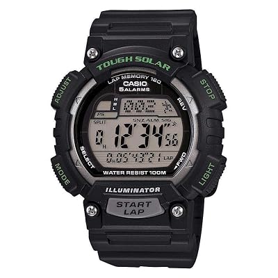 Buy Casio Mens Solar STLS100H-1AV Black Resin Quartz Watch Online in  Indonesia. B00LCAGGZK
