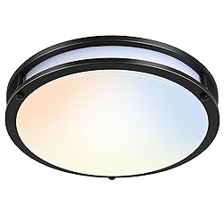 16 inch Dimmable LED Flush Mount Ceiling Light, Oil