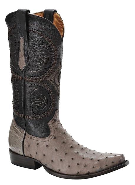 botas vaqueras de avestruz para hombre