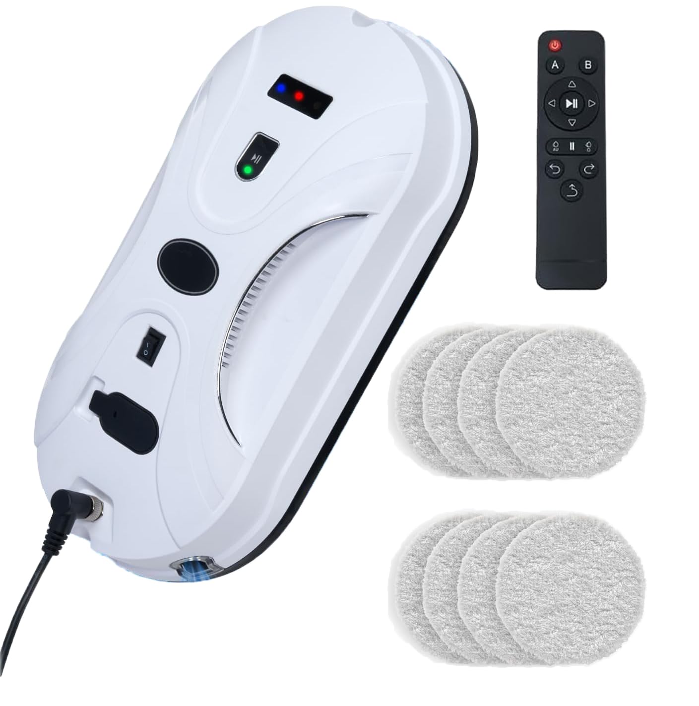 Photo 1 of Automatic Window Cleaning Robot, Window Cleaner Robot Auto Dual Spray, 2025 Model Robot Limpia Vidrios AI Path Planning, 3000Pa Suction, Remote Control, Edge Detection for Streak-Free Glass - SS1