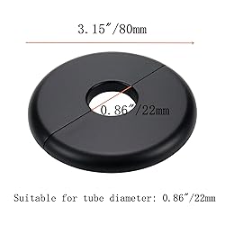 Tsnamay 2 Pcs Wall Split Flange, ABS Round