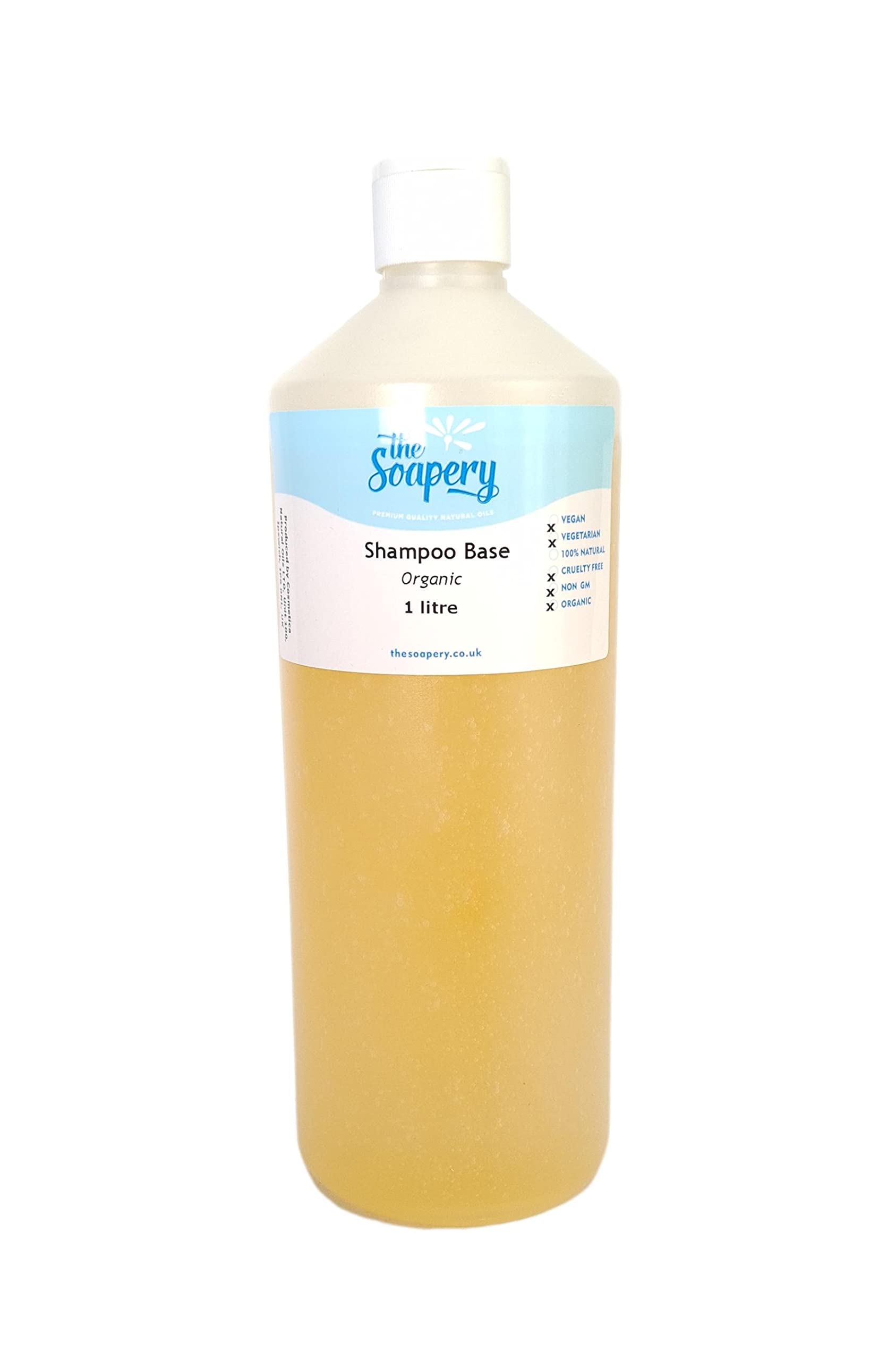 Shampoo Base 1 Litre - Organic SLS SLES Sulphate and Paraben Free with Aloe Vera