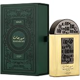 Lattafa Perfumes Maharjan Gold for Unisex Eau de Parfum Spray, 3.4 Ounce