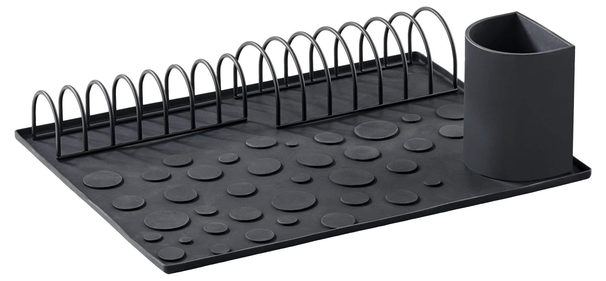 Zone DIISH Drip Mat Set 45 x 36 x 22 cm Black