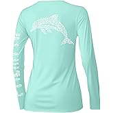 Palmyth Womens Fishing Shirt UPF 50 Sun Protection Long Sleeve T-Shirt