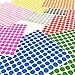 eBoot 3/ 8 Inch Round Dot Stickers Color Coding Labels, 10 Different Colors Dot Labels, 10 Sheets