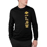Junk Food NBA - Stacked Logo - Officially Licensed Adult Long Sleeve Fan Tee for Men and Women
