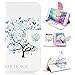 S6 Edge Case, Galaxy S6 Edge Case, AMCHOICE(TM) Tree Pattern PU Leather Flip Wallet Case with Stand Function For Samsung Galaxy S6 Edge [Free Stylus,Screen Protector,Cleaning Cloth]