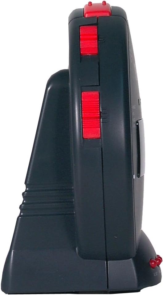 Sonic Bomb Dual Extra Loud Alarm Clock with Bed Shaker, Black | Sonic Alert Vibrating Alarm Clock Heavy Sleepers, Battery Backup | Wake with a Shake: Home Audio & Theater