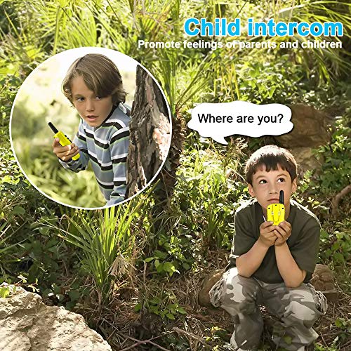 Toys for 4-12 Year Old Boys, SOKY Long Range Walkie Talkies for Kids Boys Toys Age 4-12 Christmas Birthday Gift Present for 4-12 Year Old Boys Yellow - Thumbnail 2