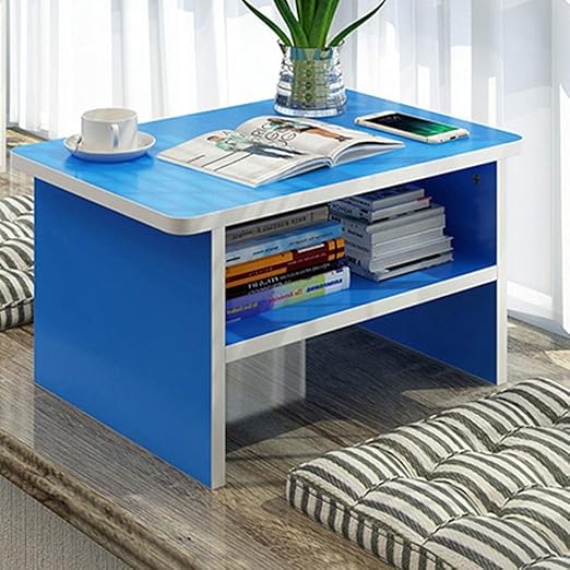 Mesa de escritorio em l azul | Los mejores escritorios.
