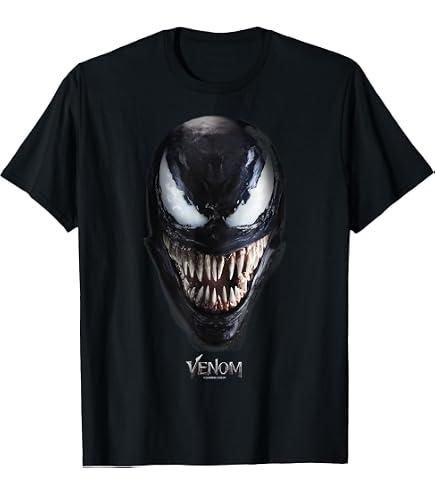 Amazon.com: Marvel Venom We are Venom Big Grin T-Shirt : Clothing