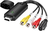 Bumdenuu USB 2.0 Video Capture Adapter RCA S-Video TV DVD DVR Win10 view 2