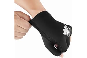 Votinu Men Women Billiard Gloves Pool Glove for Left/Right Hand, Quick-Dry 3 Finger Gloves Great for Snooker Cue Shooters Carom Sports