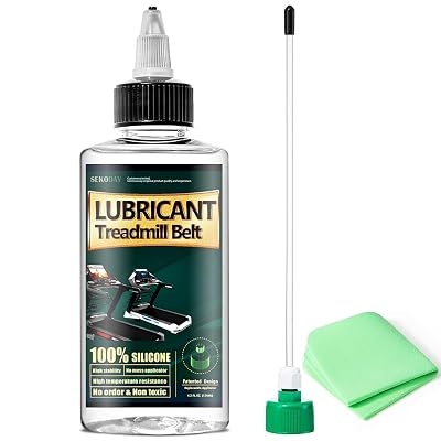 SEKODAY Silicone Treadnmill Belt Lubricants/Lubes | 4.2 Ounce, High Temperature Resistant and Stable Lubricant,with Hard Application Tubes and Precision Screw Caps for Easy Use