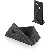 SplashNColor Vertical Stand Organizer Compatible with Nvidia Shield Android TV (2017 &amp; 2019 Pro Models) - Compact Display with Logo &amp; Lettering - Sleek Stand Nvidia Shield TV Mount (Jet Black)