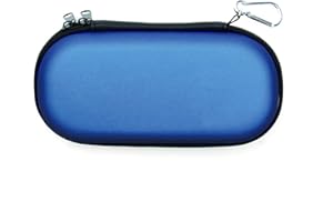 ELIATER Carring Case Compatible for Playstation Vita, Portable Travel Pouch Cover Zipper Bag Compatible for Sony PSVita 1000 2000 Game Console (Blue)