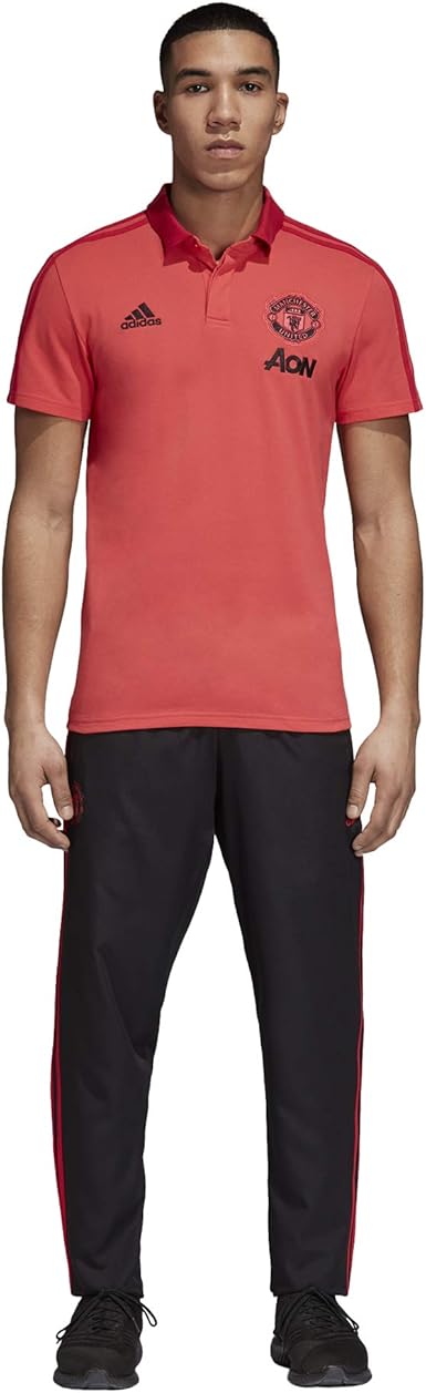 Adidas Men S Manchester United Fc Condivo Short Sleeve Short Sleeve Polo Shirt Amazon Co Uk Clothing