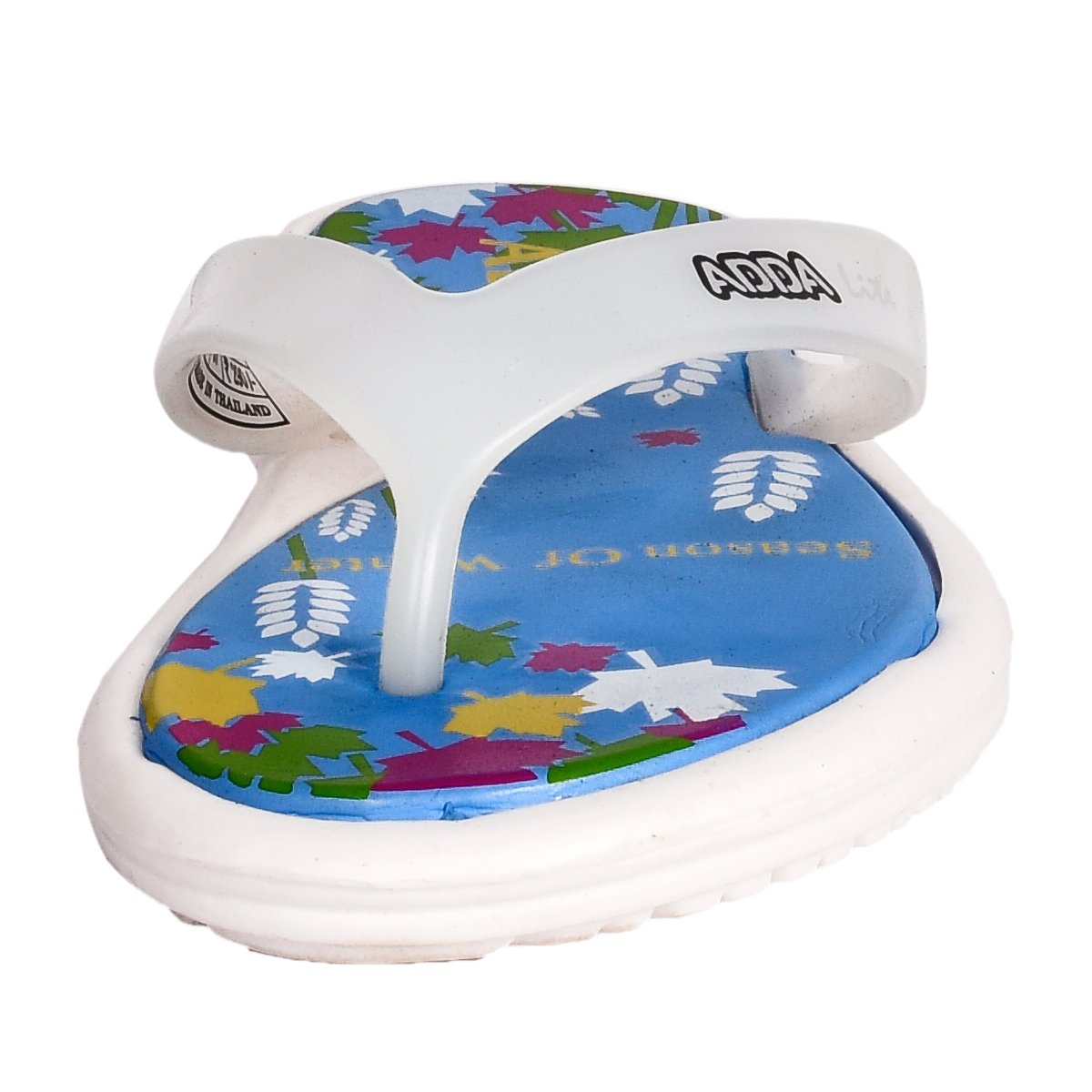 adda women's rubber bathroom slippers (blue)