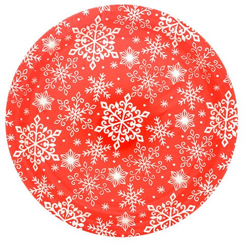 Winter Snowflake Paper Plates, 18 Ct. Package