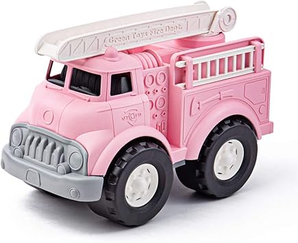 green toys pink fire truck
