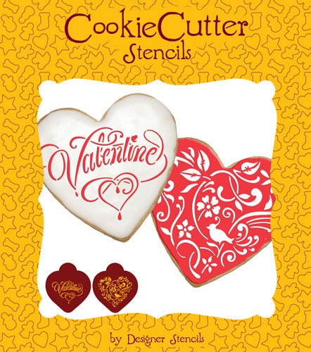 Valentine Heart Set (no cutter) by Designer Stencils