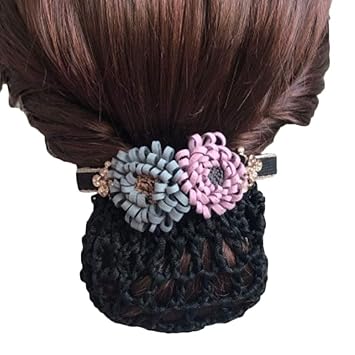 Amazon Com Women S Professional Bowtie Mesh Elastic Bun Cover