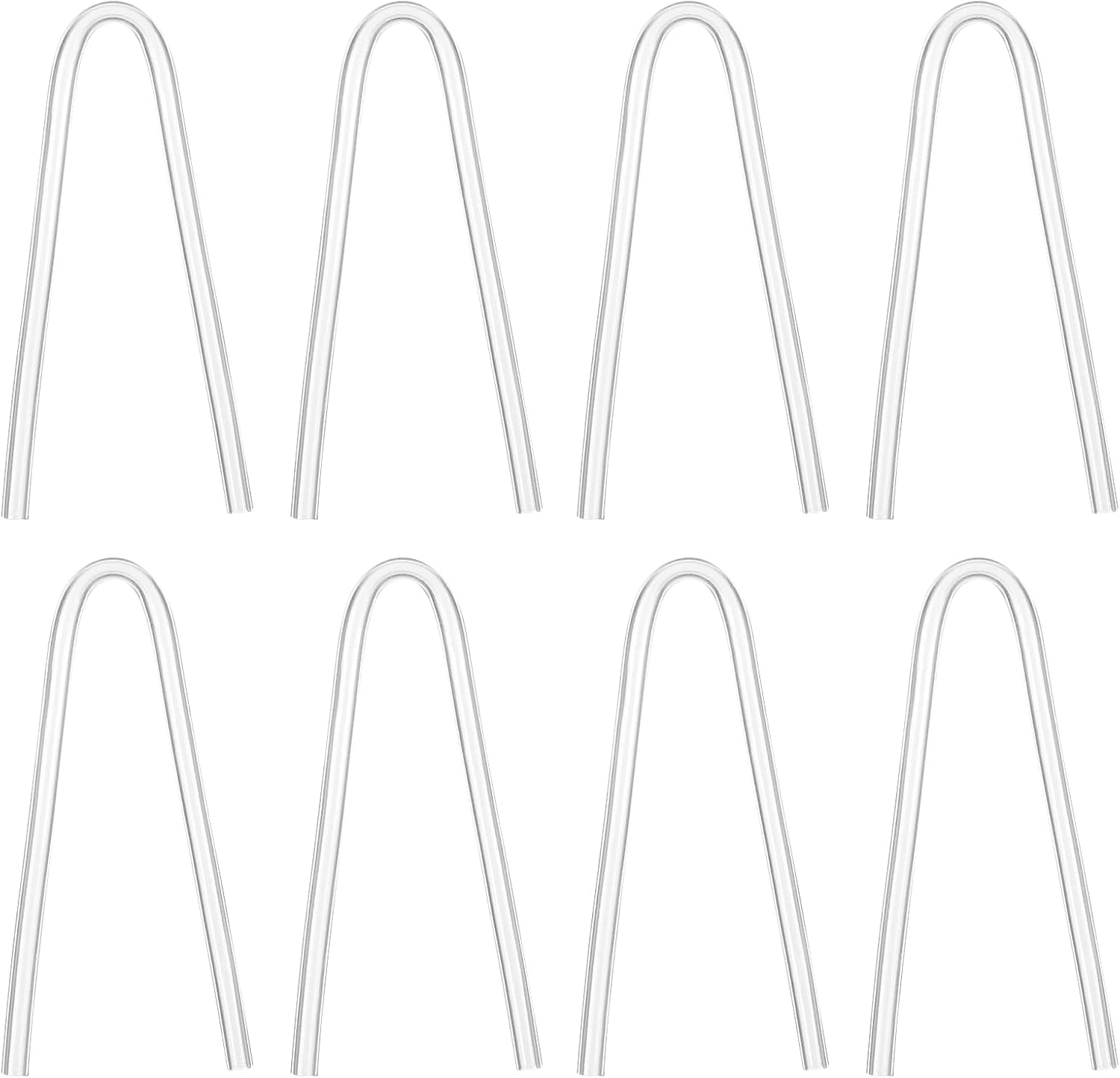 ULTECHNOVO Hearing Aid Tubes Replacement Clear PVC Tubing 2.24 Inch for Custom Earmolds Medical Hearing Accessories Home Use Pack of 8