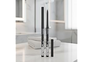 Retractable Gel Eyeliner Brushes, Waterproof Long-Lasting Eyeliner Brushes for Smooth Definition, Smudge-Resistant (11#Black)