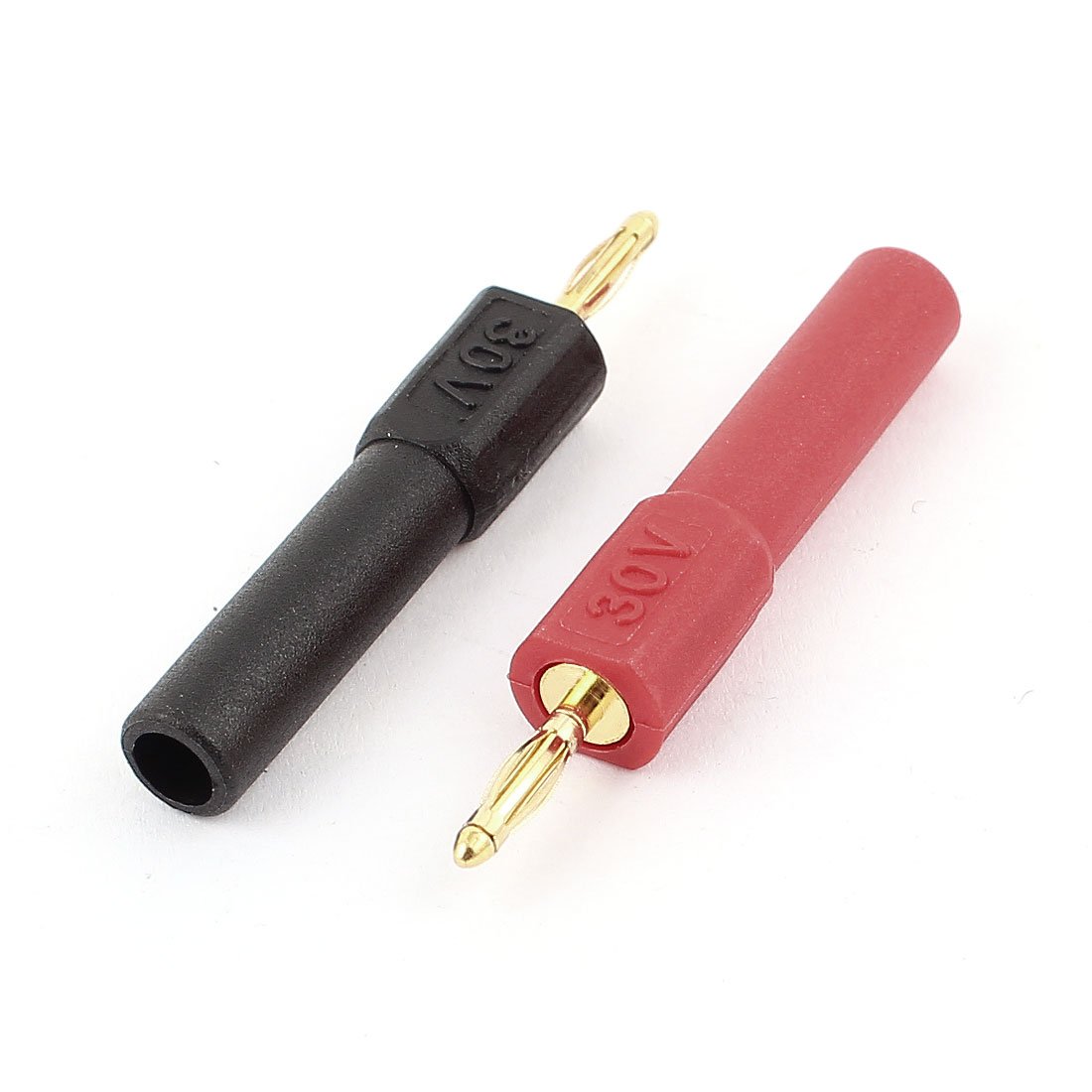 Sourcingmap 2PCS Gold Plated 2mm Male to 4mm Female Banana Jack Probes Adapters
