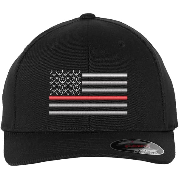 Amazon.com: Thin Red Line USA Flag Hat American Flag  display picture 3