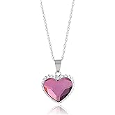 MAX + STONE Sterling Silver Elements Two Tone Heart Pendant Necklace, 18