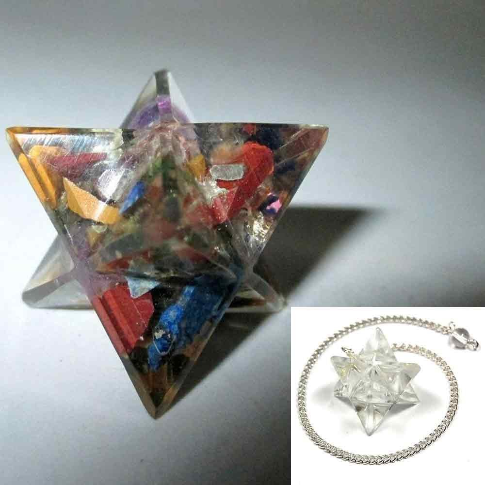Gemstone Orgone Merkaba Sacred Geometry Aura Healing Genuine merkaba Crystal Divine EMF Protection Metaphysical Vital Life Force Energy Piezo Electric Effect