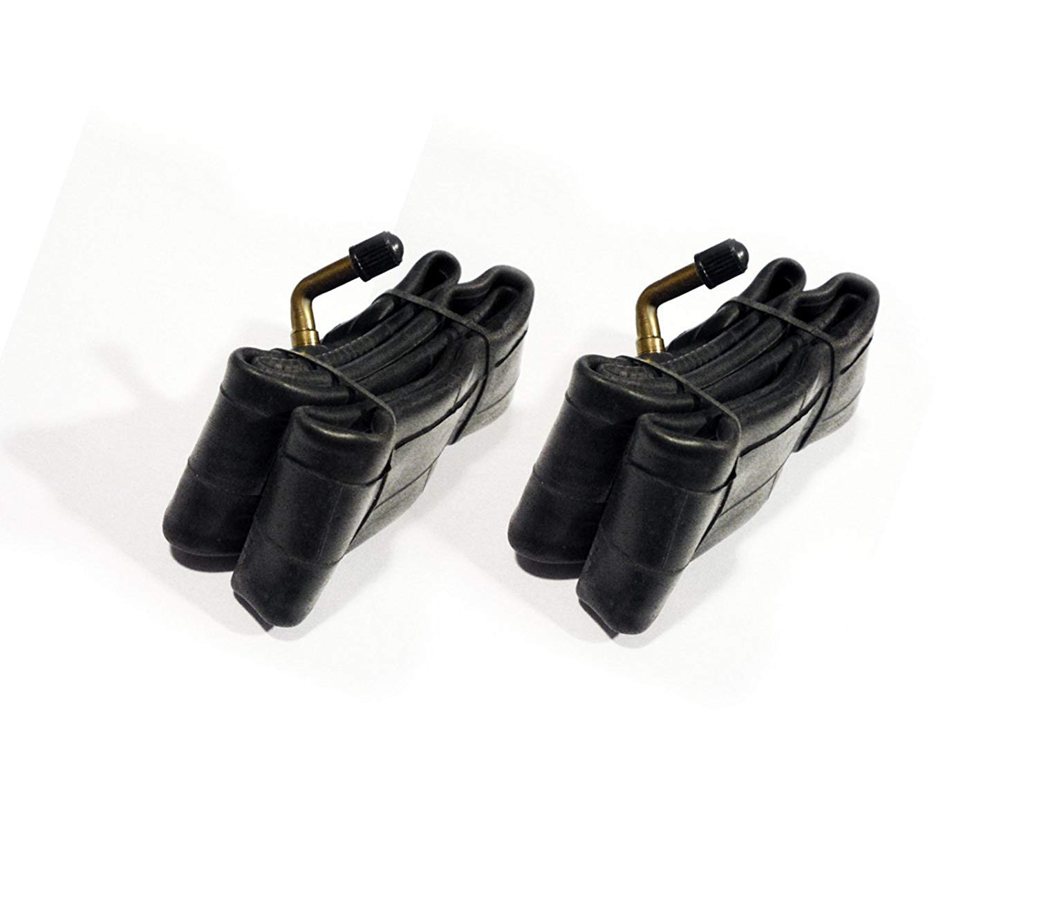 2x Pram / Kids Bike Inner Tubes 10 ½ x 2 ¼ With BENT VALVE - Pram Pushchair Etc. 10.5 Inch