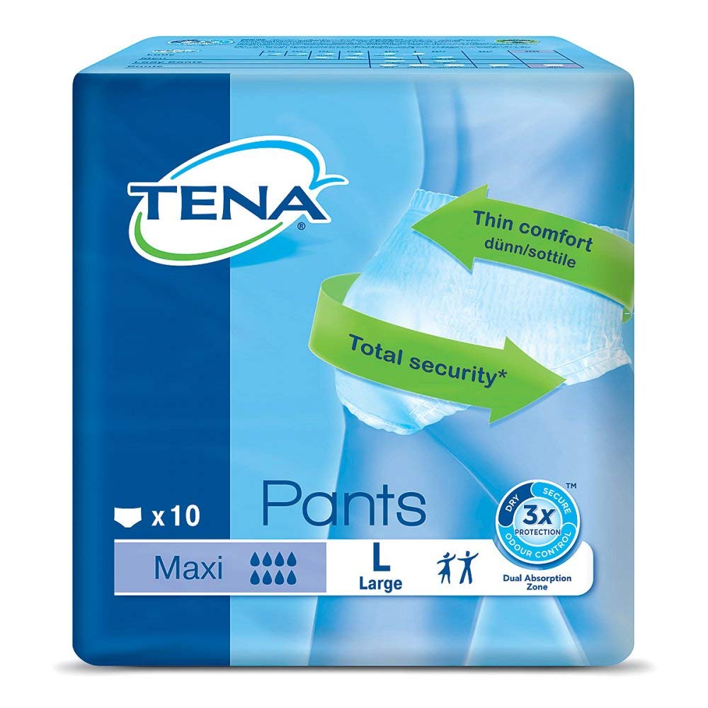 Tena - Tena Proskin Maxi (Size L) Pants - 10 Pieces