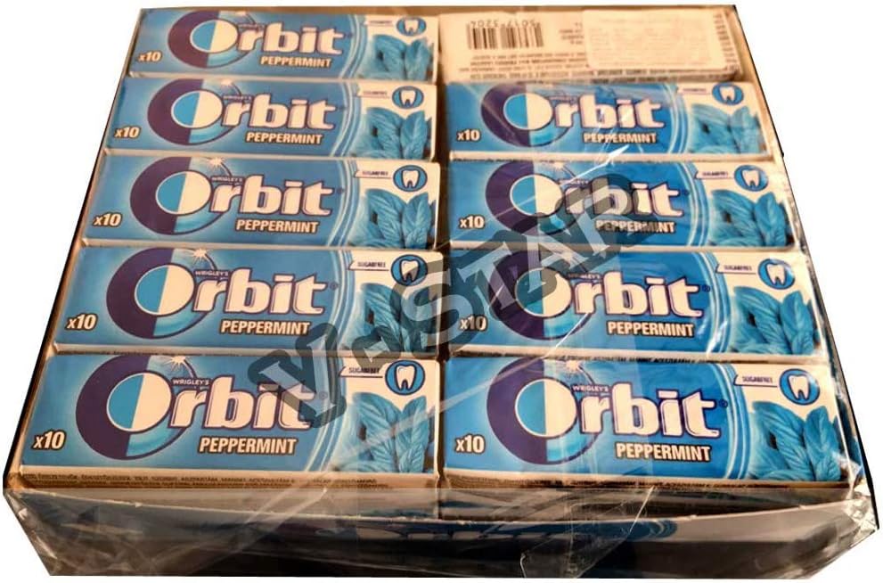 Original WRIGLEY'S ORBIT Chewing Gum 30 (Full Box) Packs Fresh Stock
