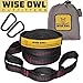 Wise Owl Outfitters Talon Hammock Straps - Combined 20 Ft Long, 38 Loops W/ 2 Carabiners - Easily Adjustable, Tree Friendly Must Have Gear for Camping Hammocks Like Eno Fuchsia Stitching