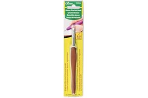 Clover 1049/J Amour Crochet Hook, Size J, 6.0mm