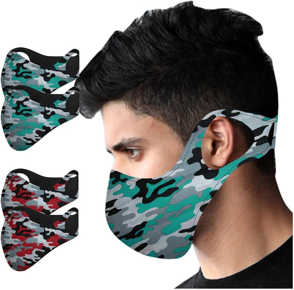 Bumplebee Sport Mundschutz mit Klettverschluss Waschbar Atmungsaktiv ...