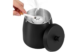 Outdoor Ashtray with Lid, Ashtrays for Cigarettes Outdoor, Ash Tray Sets for Cigarettes for Patio, Windproof Ashtrays Covered