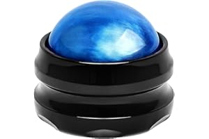 WOVTE Massage Ball, Lacrosse Balls, Self Massage Tool for Sore Muscles, Shoulders, Neck, Back, Foot, Body, Deep Tissue, Trigger Point, Muscle Knots, Yoga and Myofascial Release (Blue)