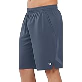 NORTHYARD Men's 10" Athletic Basketball Shorts with Zipper Pockets Quick Dry Lightweight Running Workout Gym Tennis Shorts