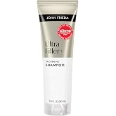 John Frieda ULTRAfiller+ Thickening Shampoo, Biotin &amp; Hyaluronic, 8.3 fl oz | Volumizing Shampoo for Fine Thin Hair, Strengthens Damaged Hair, Biotin for Hair Growth, Hyaluronic Acid, Fuller Results