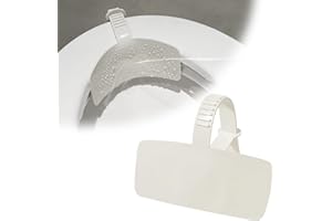 DOYTN Toilet Pee Splash Guard – Urine Deflector Blocks Leaks Center Strap with Built-in O-Ring | Comfortable Pee Shield for Toddlers, Potty Training & Elderly | Fits Most Toilet Seats (1, 11.4x6.3inch)