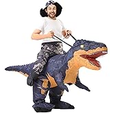 wylksylk Dinosaur Blow Up Costume Adult Ride On Dinosaur Costume For Halloween and Christmas